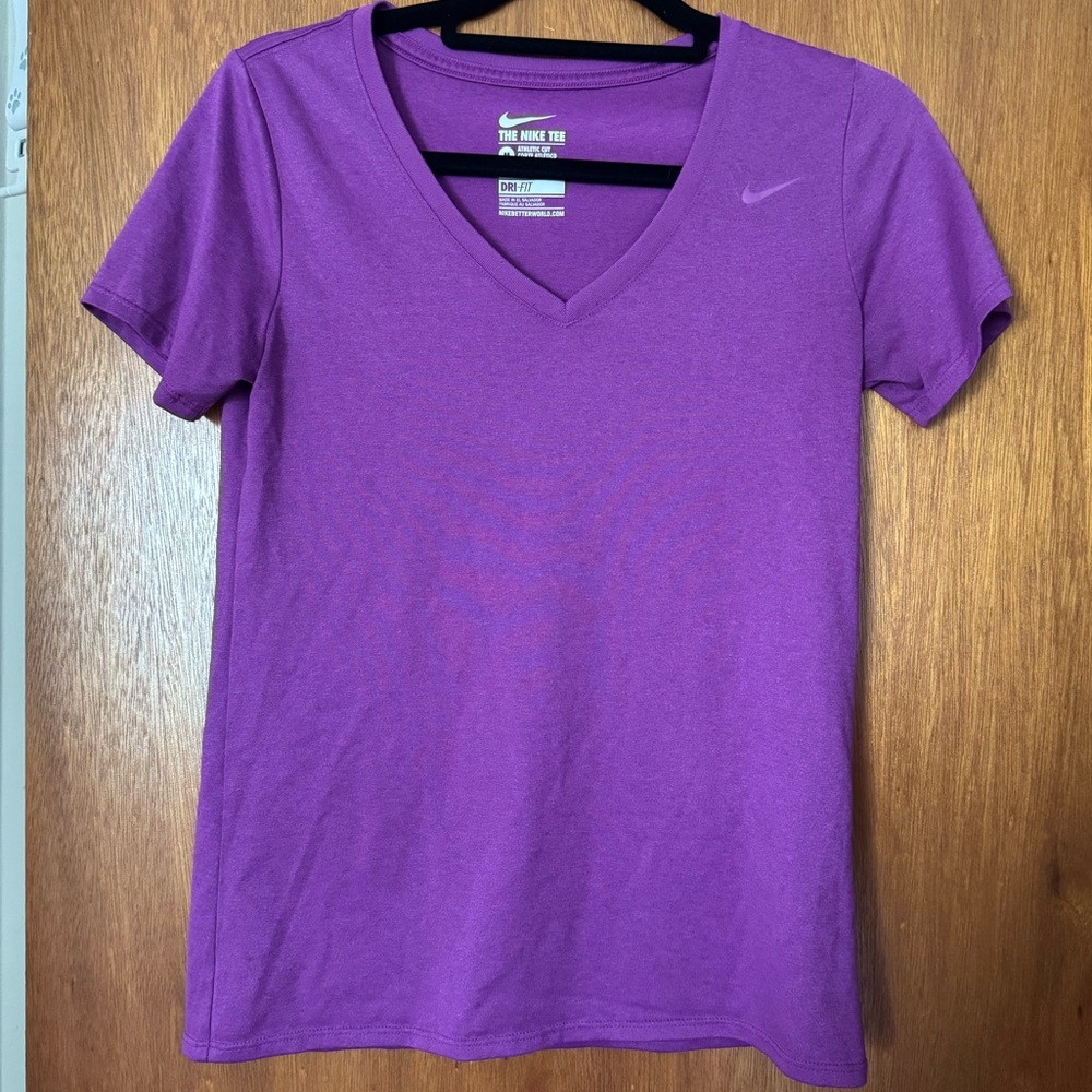 Nike Women's Short Sleeve Purple Tee